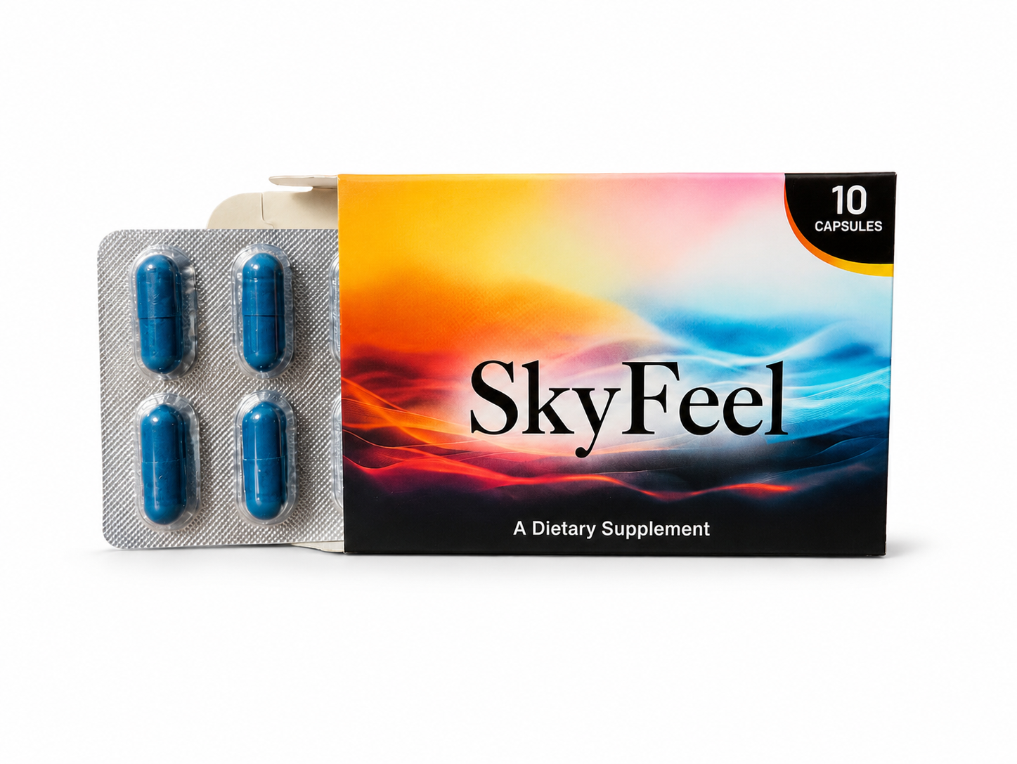 Skyfeel - Male Supplement for Endurance, Vitality, Energy (10 Count Per Pack)